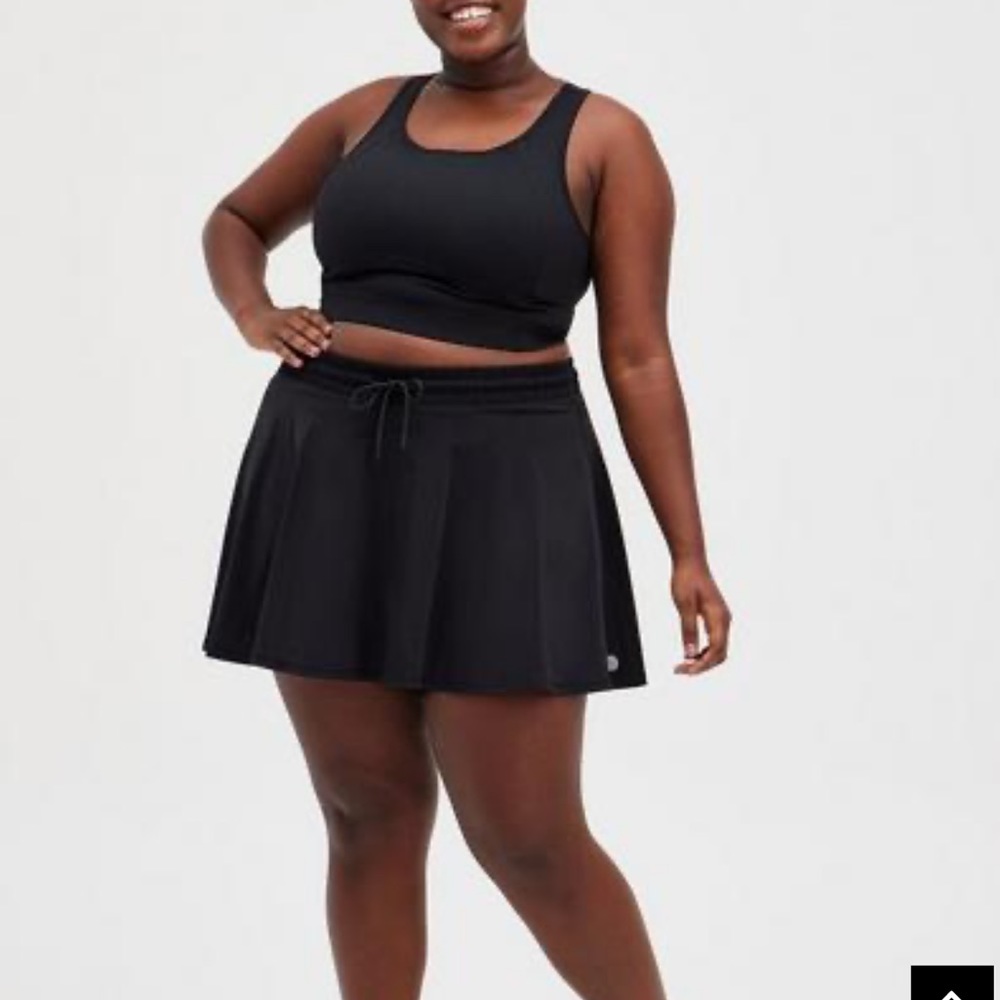 Torrid Stretch Knit Mini Active Skirt With Bike Short -Size 2